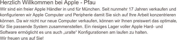 Herzlich Willkommen bei...